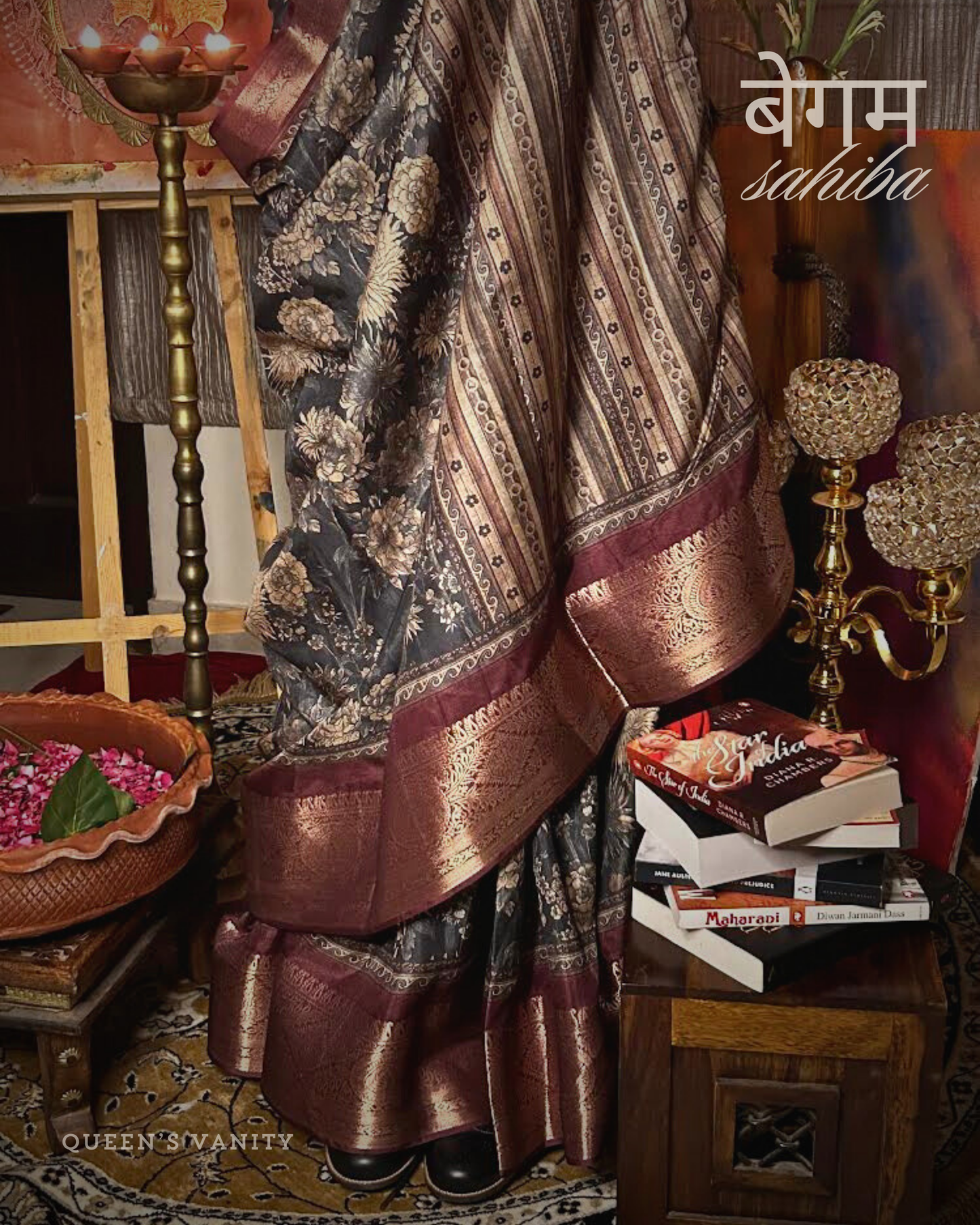 Paro Gulaab Semi-Tussar Silk Saree