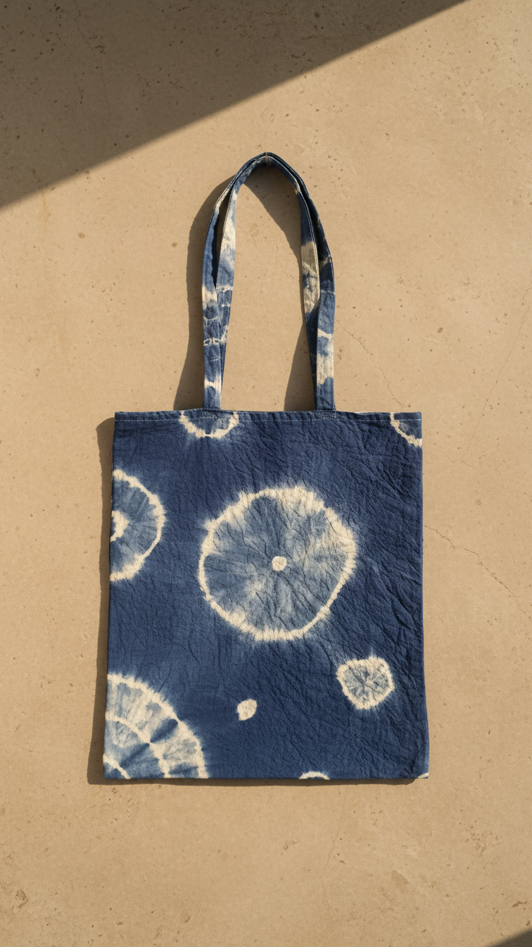 Rann After Rain Handcrafted Bandhani Tie-Dye Cotton Tote Bag